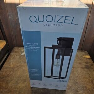 Quoizel Breitling 1-Light 18-in Matte Black Hardwired Outdoor Wall Light